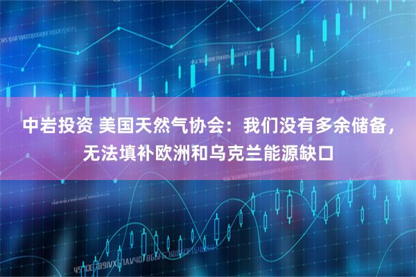 中岩投资 美国天然气协会：我们没有多余储备，无法填补欧洲和乌克兰能源缺口