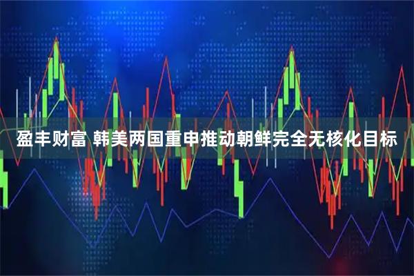 盈丰财富 韩美两国重申推动朝鲜完全无核化目标