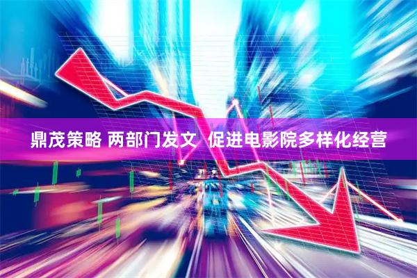 鼎茂策略 两部门发文  促进电影院多样化经营